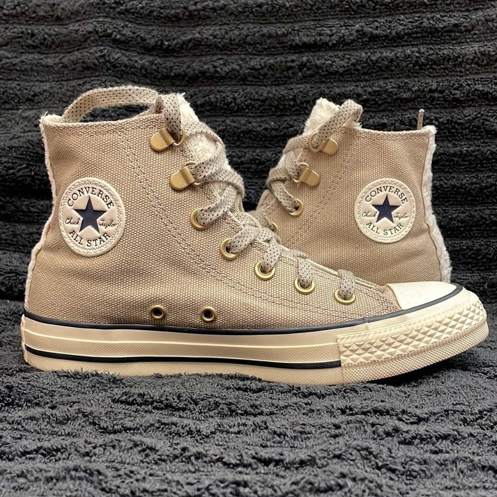 CONVERSE ALL STAR FAUX FUR HIGH TOPS